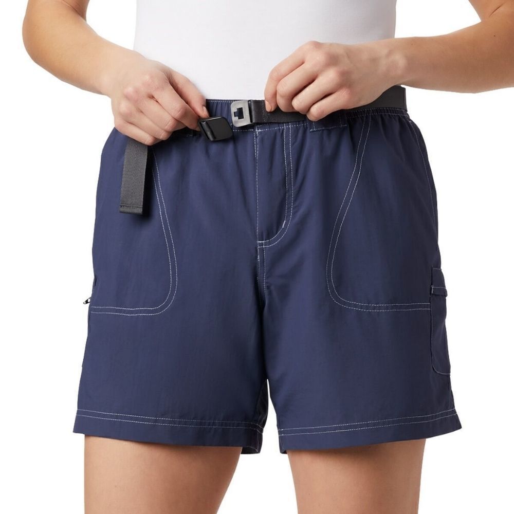 Columbia Women's Nocturnal Blue Sandy River Cargo Shorts